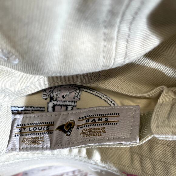 St Louis Rams NFL Hat Cap Tan Est 1937 Reebok Gridiron Classic Adjustable Strap - Picture 5 of 8
